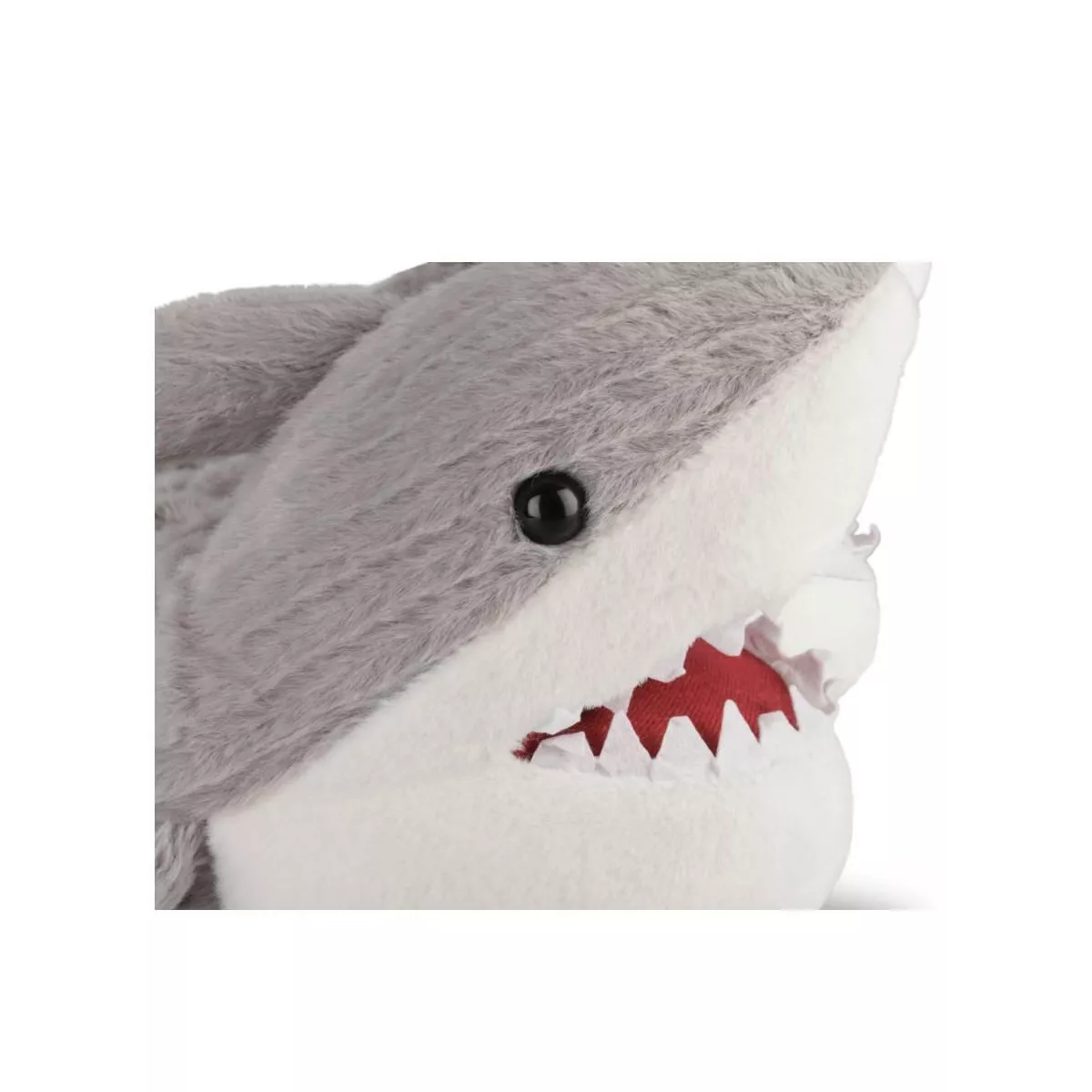 Chaussons peluche requin GRIS TAMS