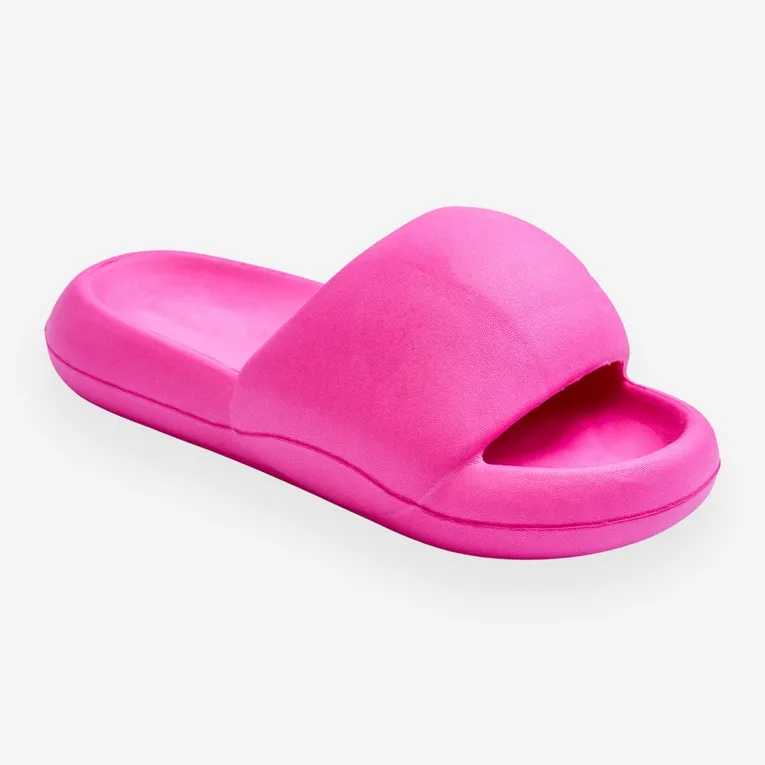 Chaussons Plateforme Mousse Légère Femme Fuchsia Milton rose