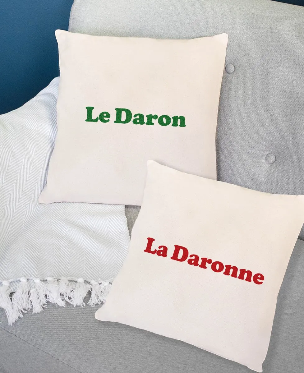 Coussin La Daronne (effet velours)