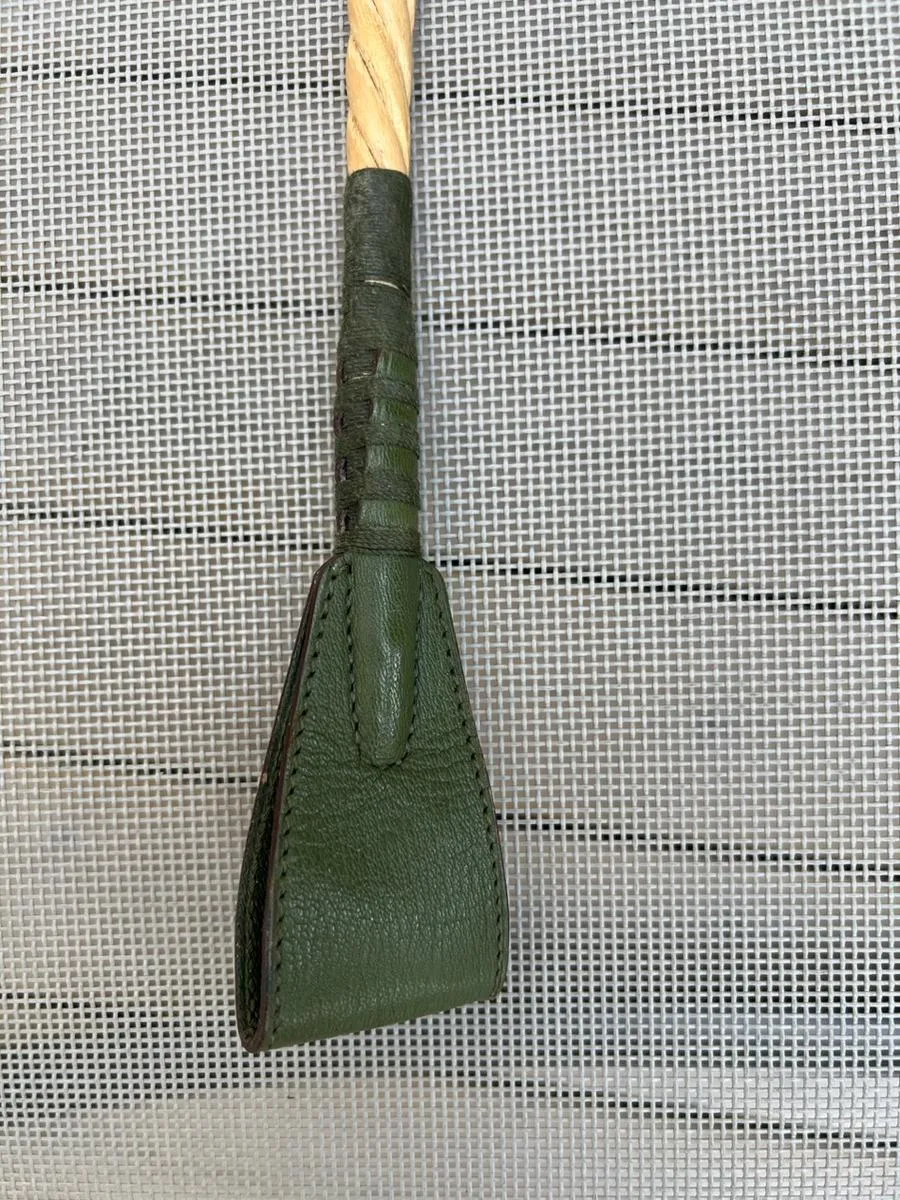 Cravache Hermès Vert Olive