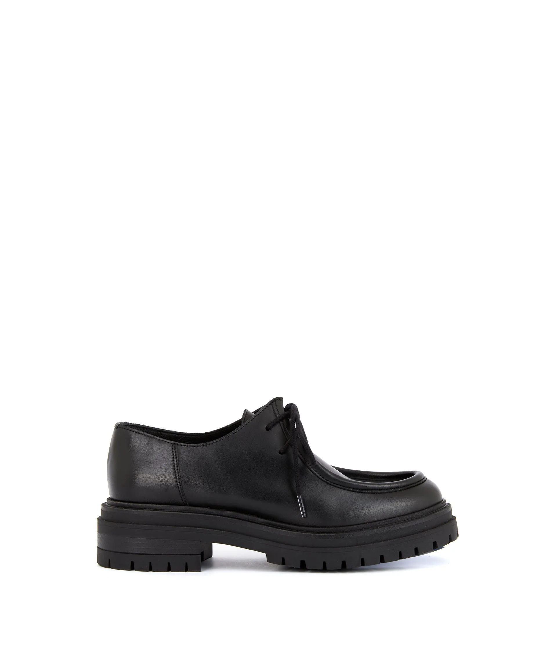 Derbies cuir noir Anicia