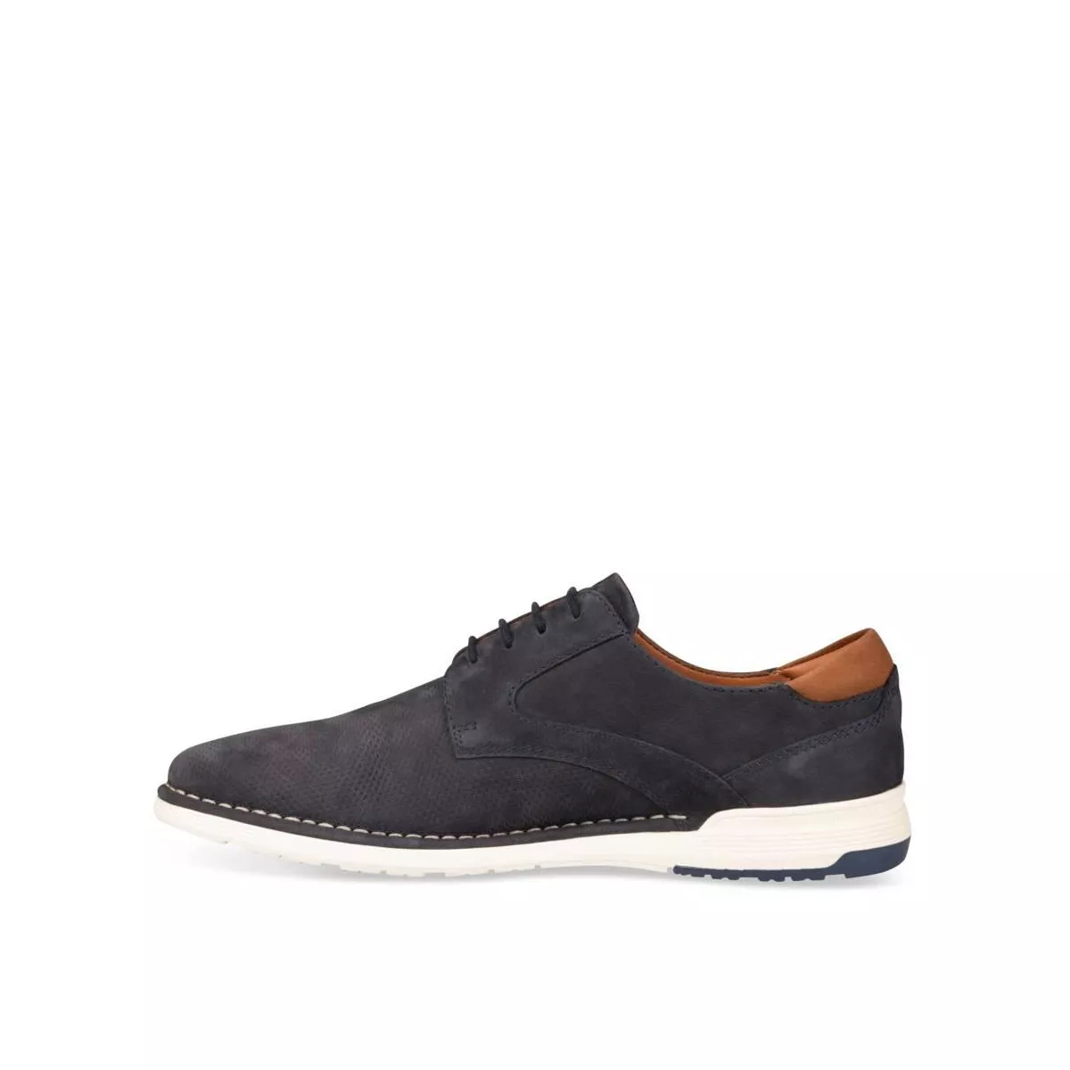 Derbies MARINE DENIM SIDE CUIR