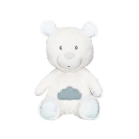 Doudou en velours blanc blanc - Sauthon