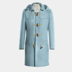 Duffle coat long bleue