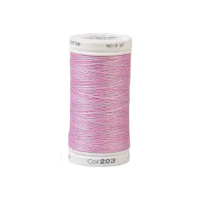 Fil coton variagated 500m haute qualité rose