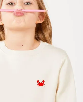 Hoodie enfant Crabe (brodé)