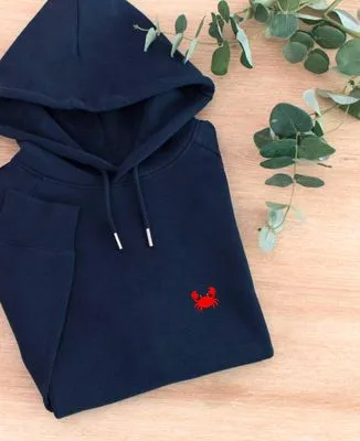 Hoodie enfant Crabe (brodé)