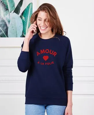 Hoodie homme Amour à la folie (plotter)