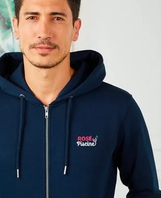 Hoodie homme Rosé Piscine (brodé)