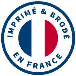 Hoodie zippé homme Coeur français (brodé)