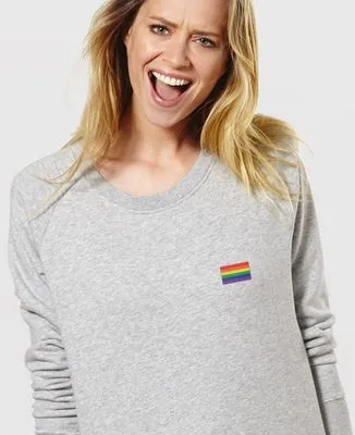 Hoodie zippé homme Drapeau LGBT