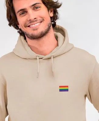 Hoodie zippé homme Drapeau LGBT