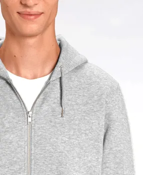 Hoodie zippé homme Humeur brodée personnalisée