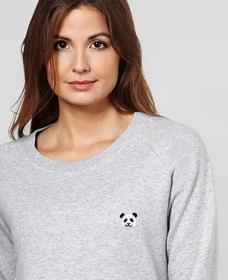 Hoodie zippé homme Panda (brodé)