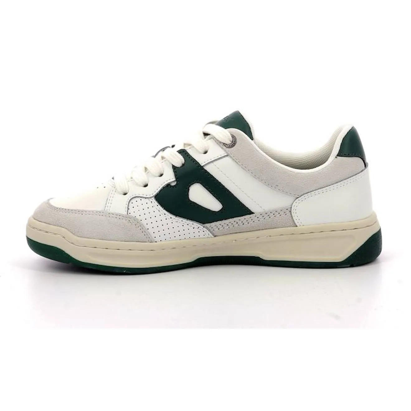 KICKERS Baskets basses Kikouak Jr marine blanc - Kickers