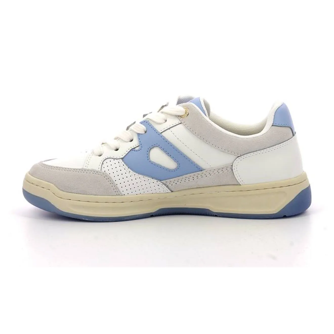 KICKERS Baskets basses Kikouak Jr marine blanc - Kickers