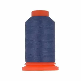 Lot de 3 bobines fil mousse polyester 1000m fabriqué en france pour surjeteuse bleu marine