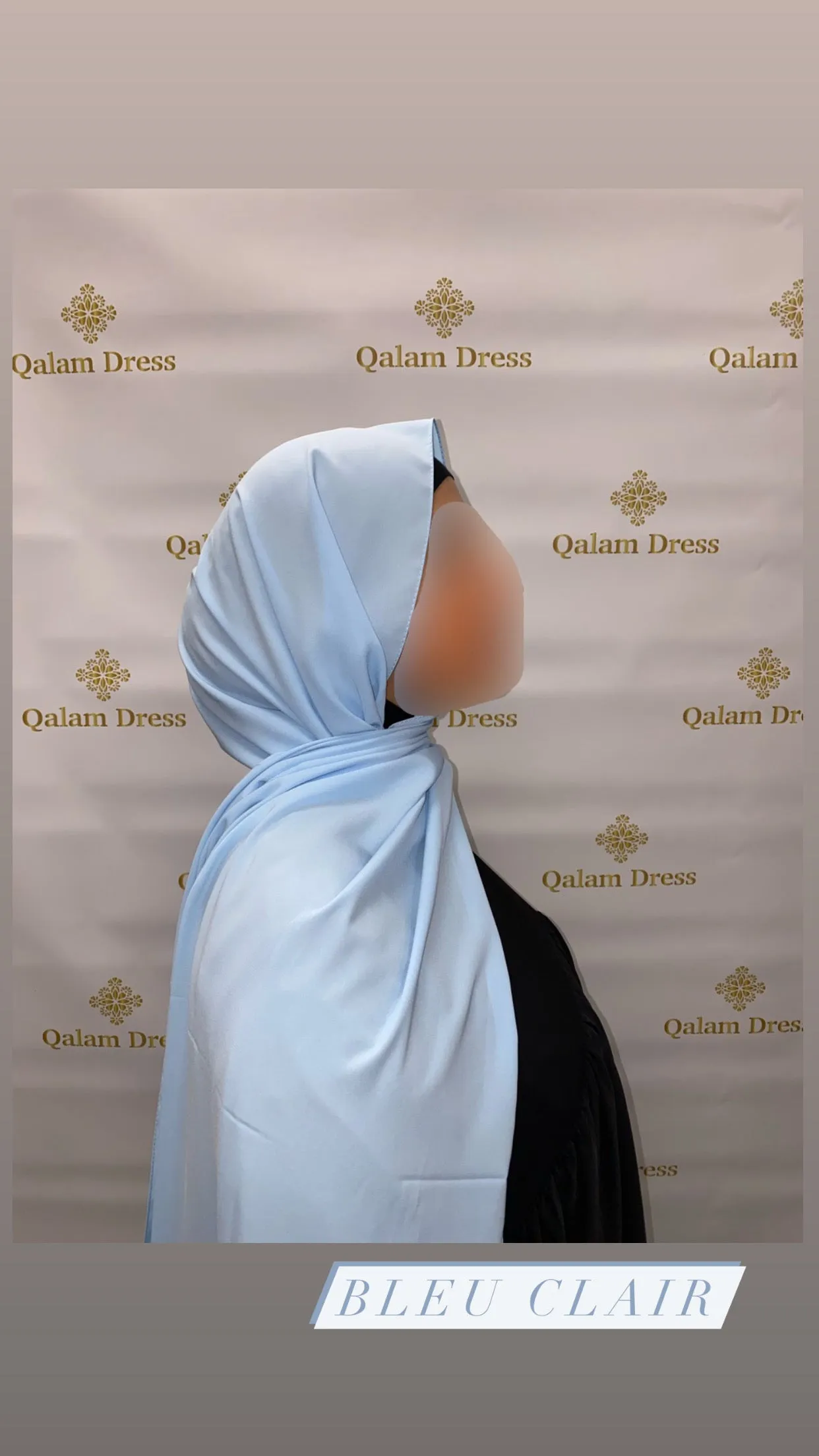 Maxi hijab  Soie de Médine opaque silk of Médina