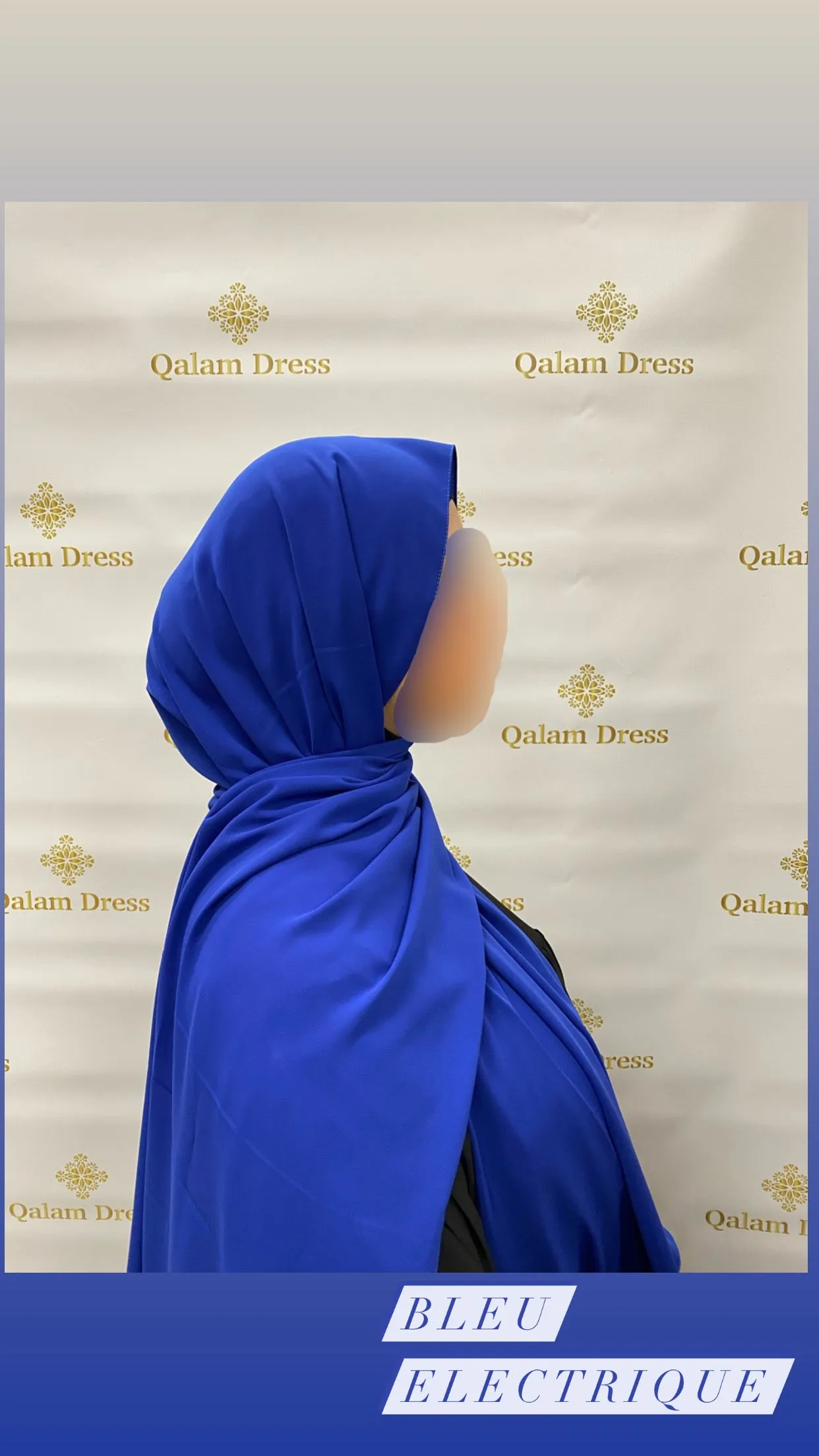 Maxi hijab  Soie de Médine opaque silk of Médina