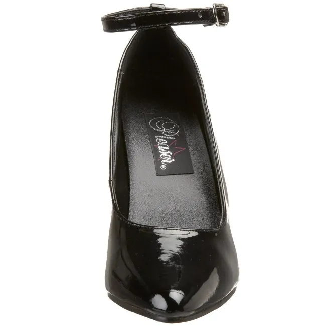 Noir Verni 10 cm VANITY-431 Escarpins Talons Aiguilles Hommes