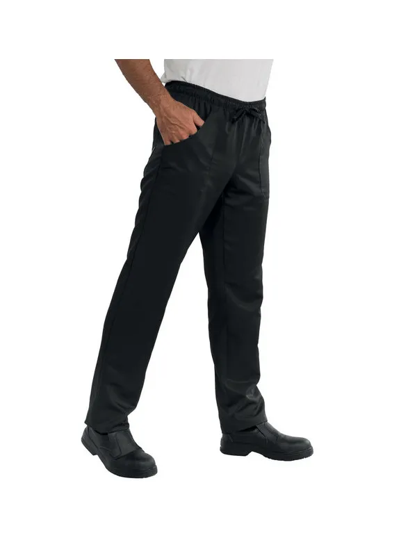 Pantalon de cuisine à ceinture élastique et tissu microfibre Superdry