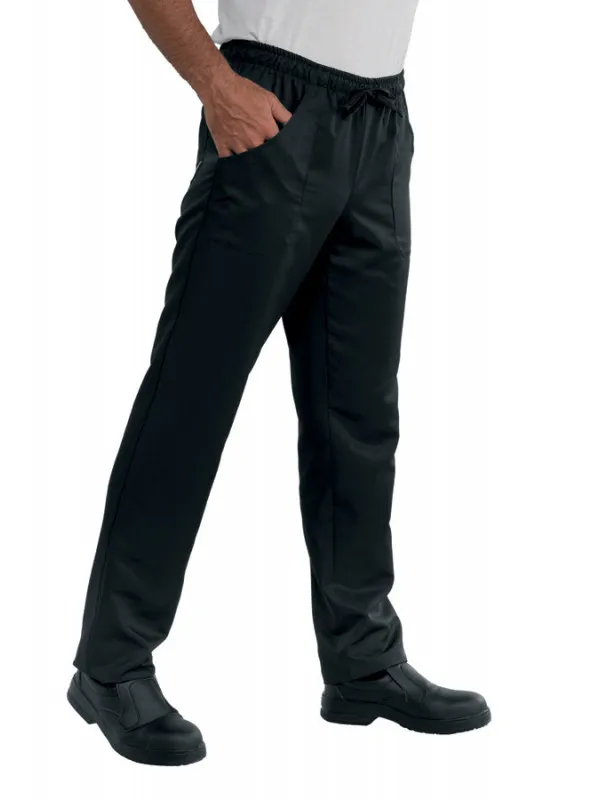 Pantalon de cuisine à ceinture élastique et tissu microfibre Superdry