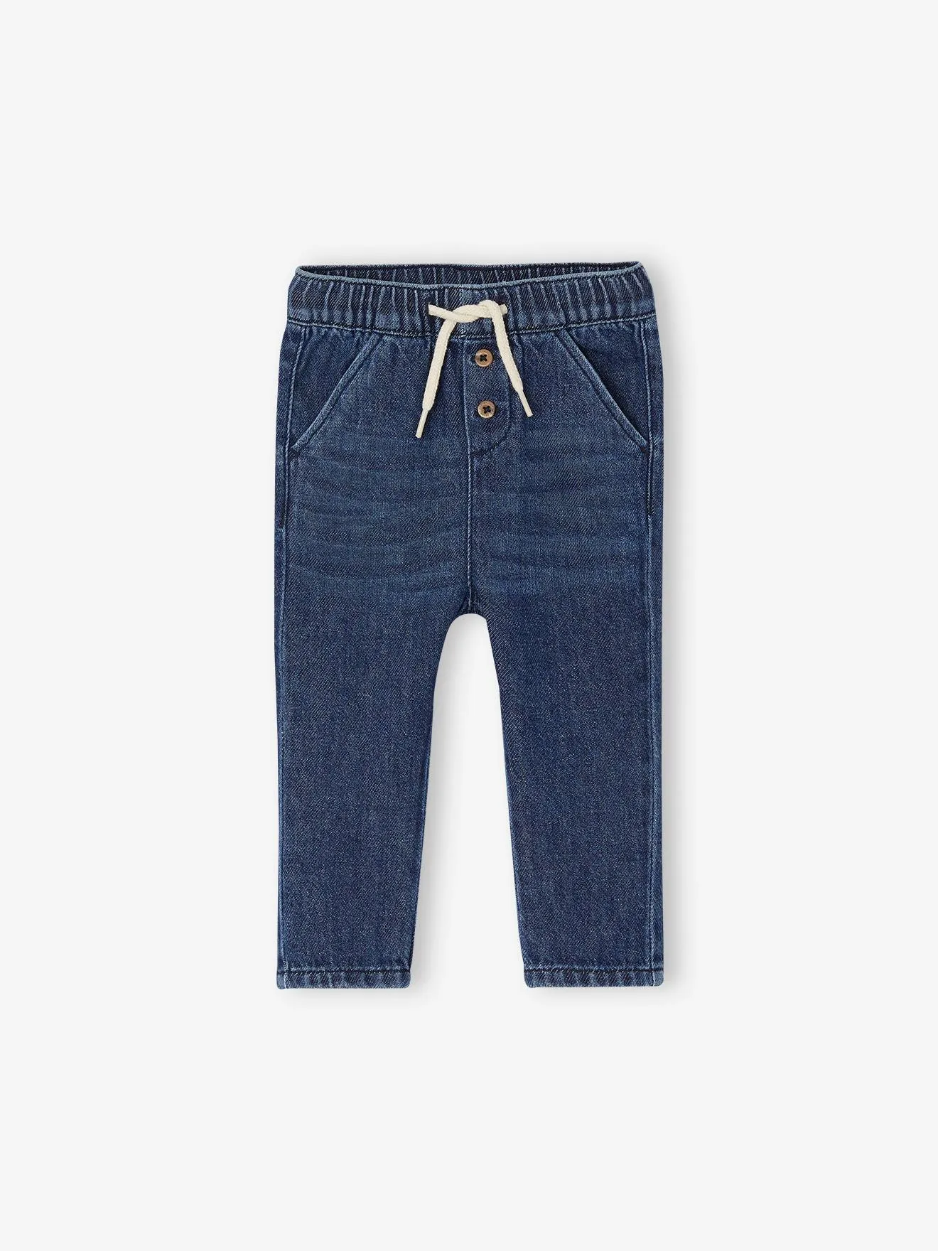 Pantalon en denim léger bébé denim bleached - Vertbaudet