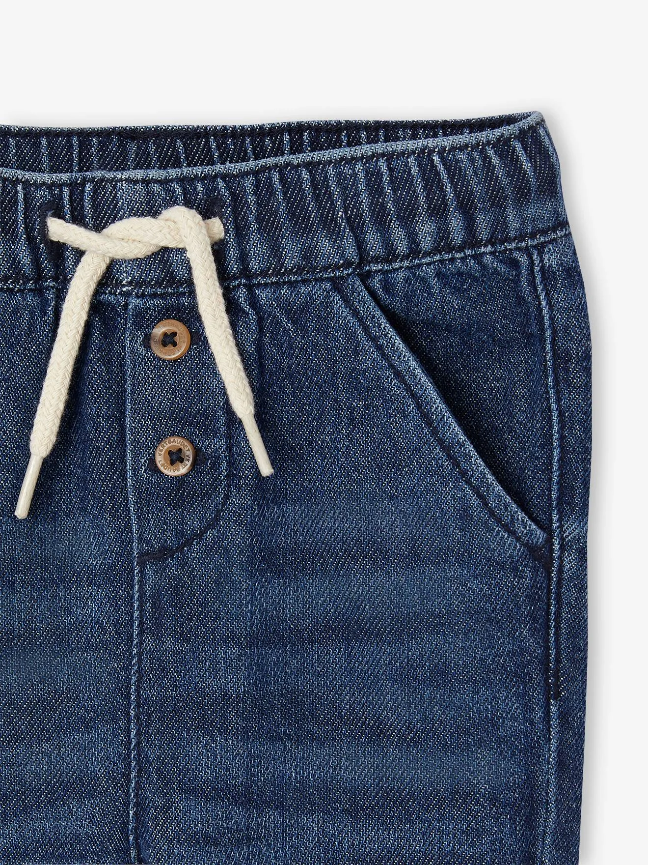 Pantalon en denim léger bébé denim bleached - Vertbaudet