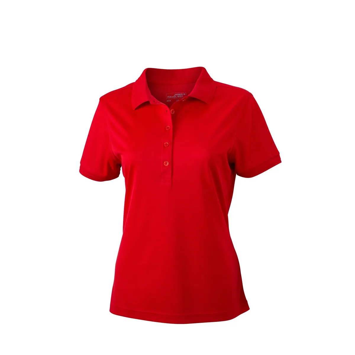 Polo micro-polyester FEMME JN574 - rouge 