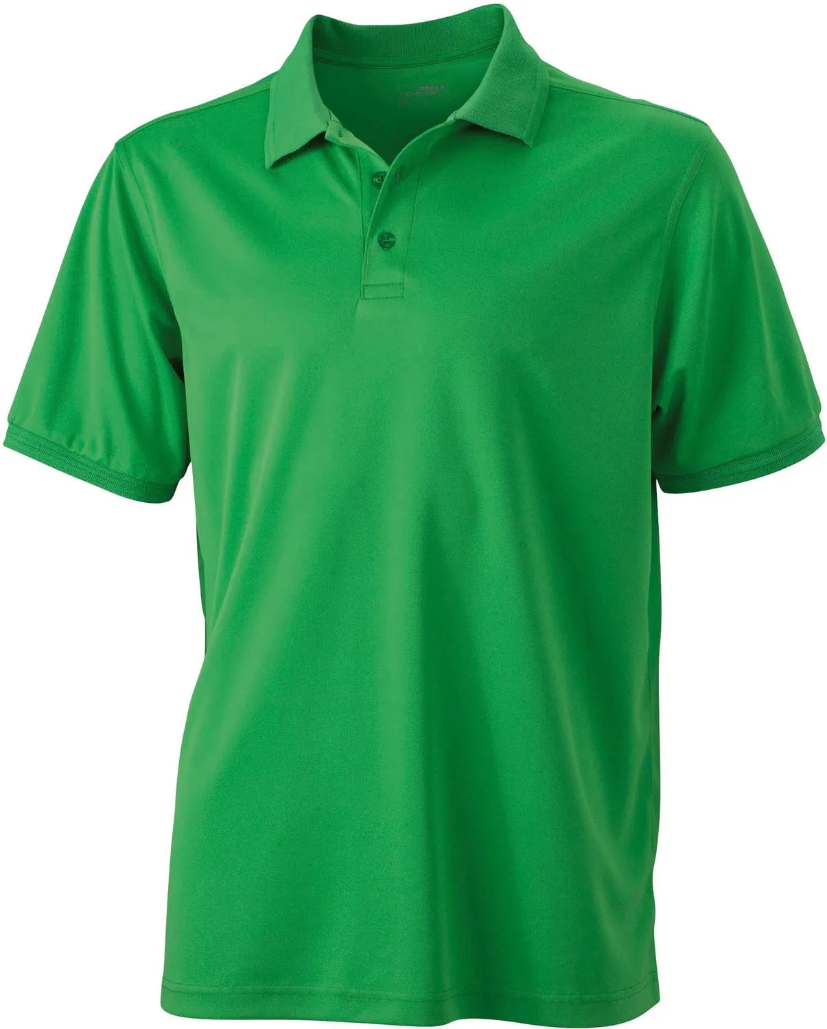 Polo micro-polyester HOMME JN576 - vert 