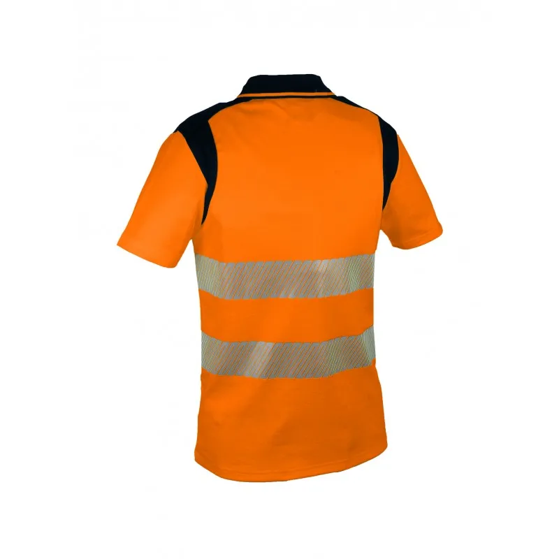 Polo orange 55% coton 45% polyester