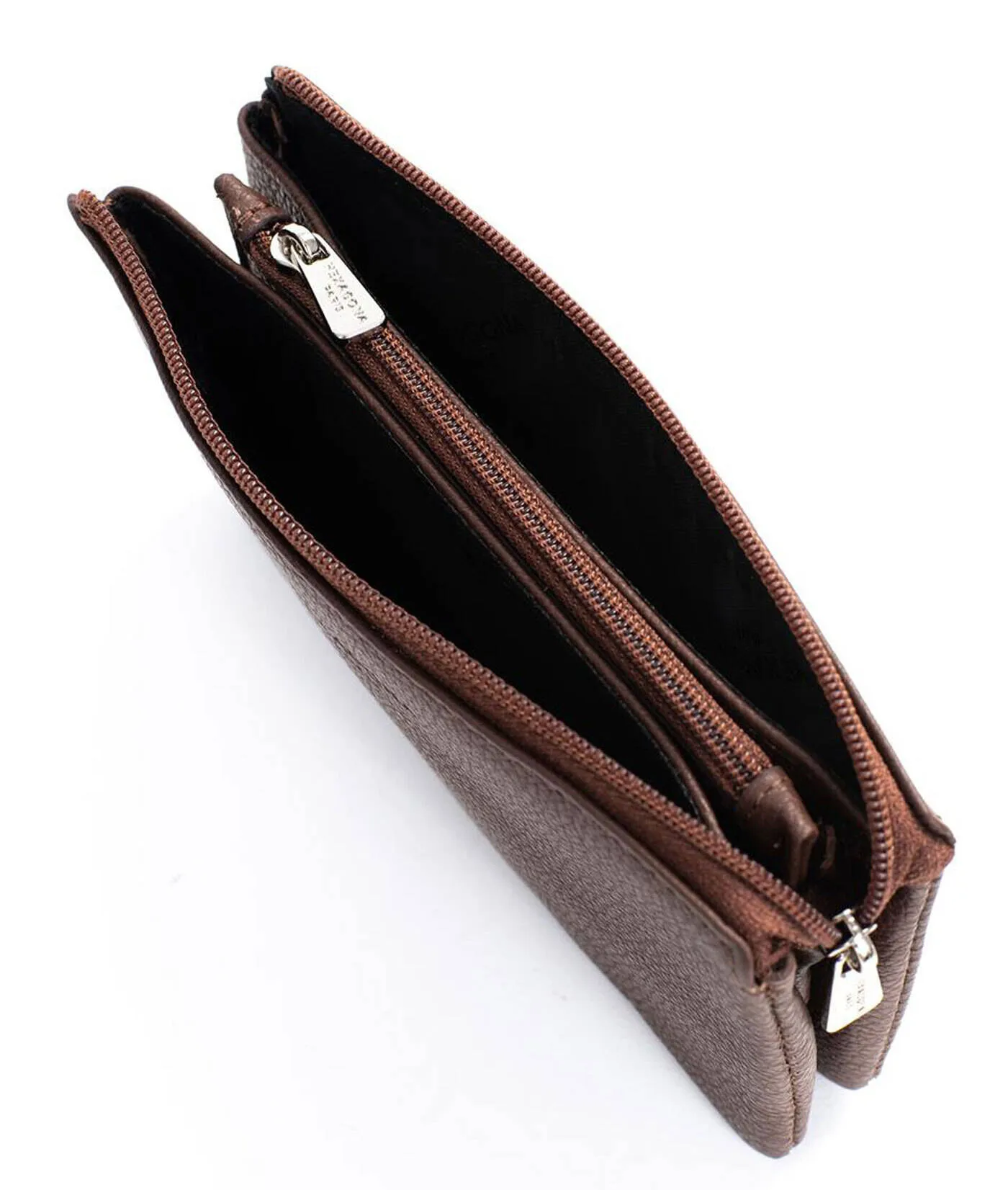 Porte monnaie cuir choco