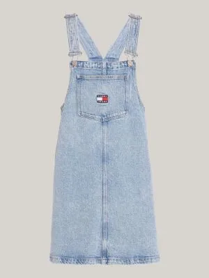 Robe chasuble courte en denim | Denim | Tommy Hilfiger