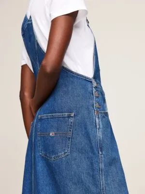 Robe salopette midi en denim | Denim | Tommy Hilfiger