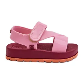 Sandales Velcro Enfant Parfumées ZAXY LL385001 Rose