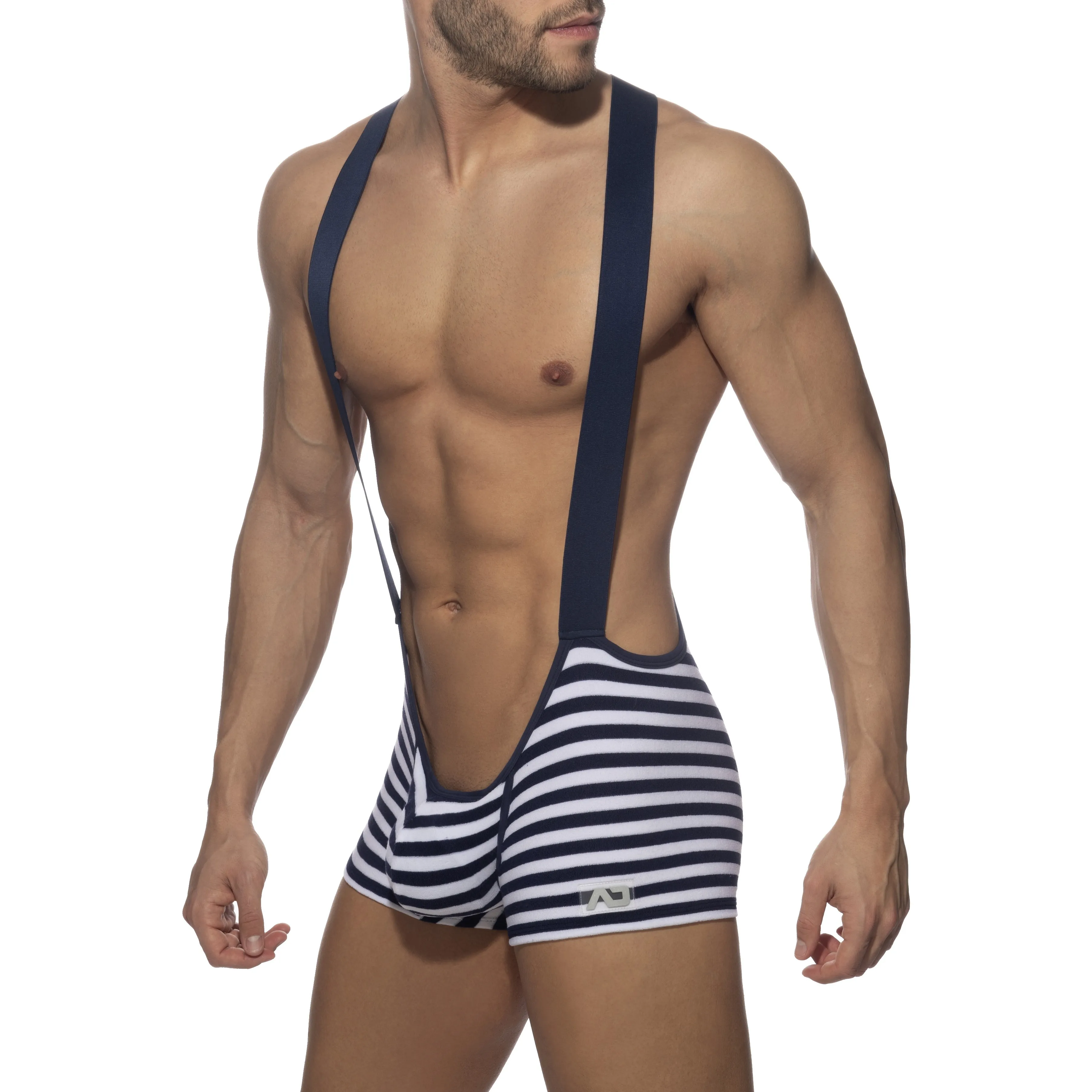 Singlet sailor velours - marine - ADDICTED : vente body et combinai...