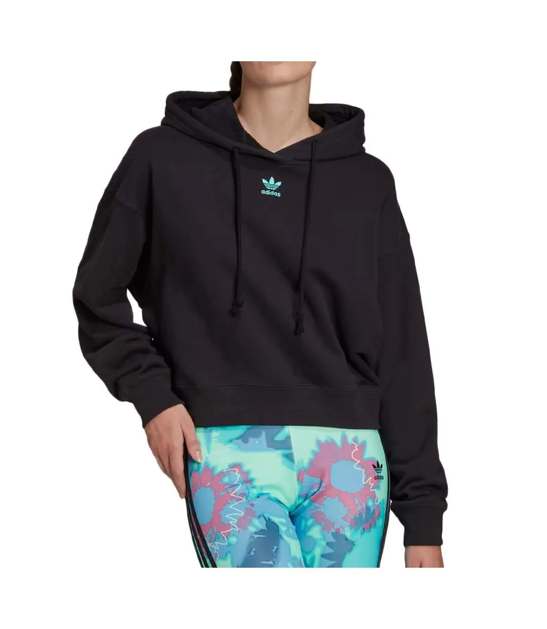 Sweat Noir Femme Adidas Hoodie