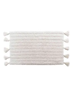 Tapis de bain 50 x 80 cm Minatis - Blanc