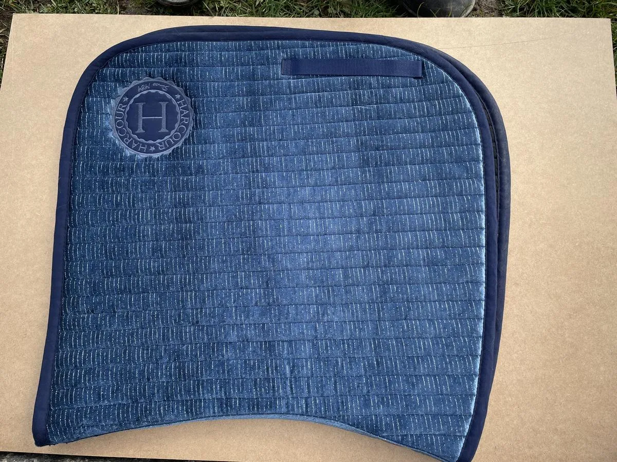 Tapis de dressage bleu harcour