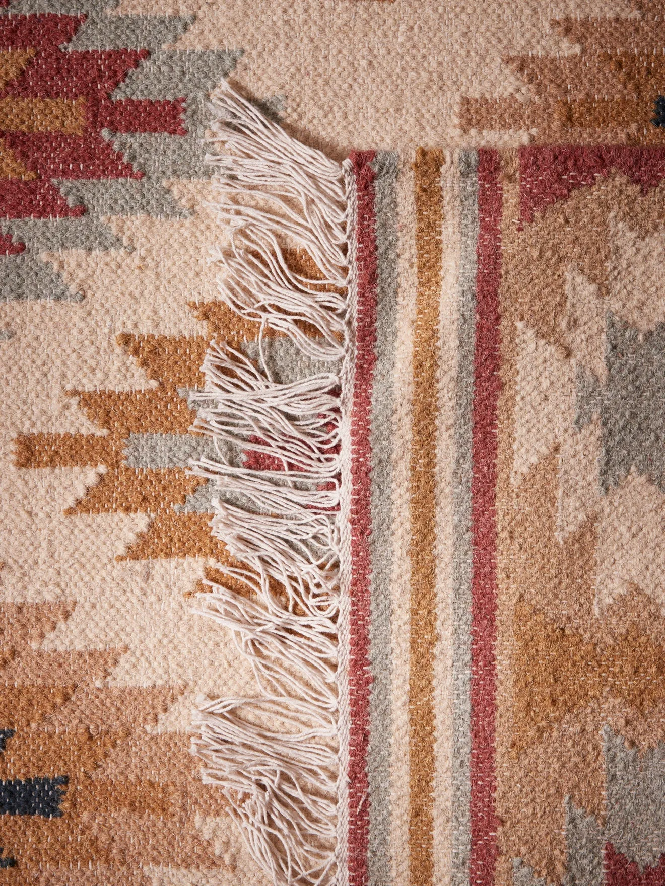 Tapis kilim en laine