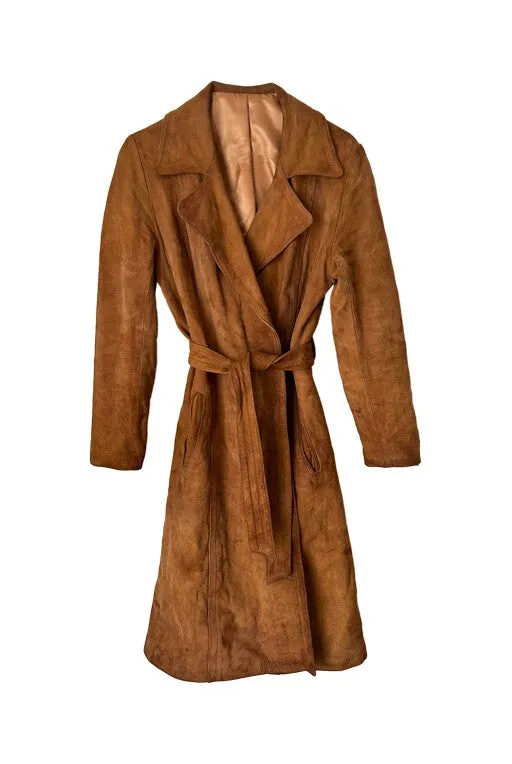 Trench-coat en daim