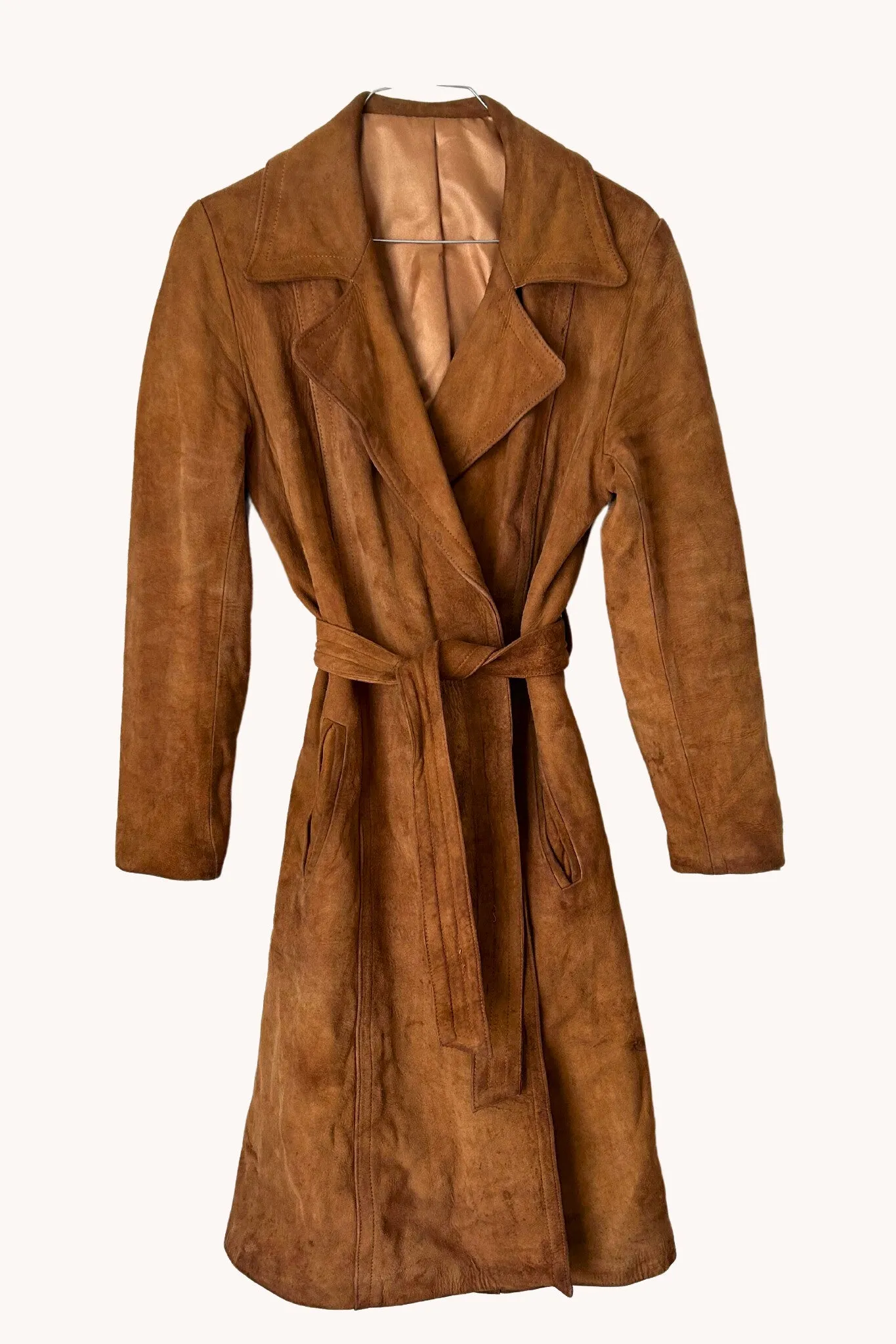 Trench-coat en daim