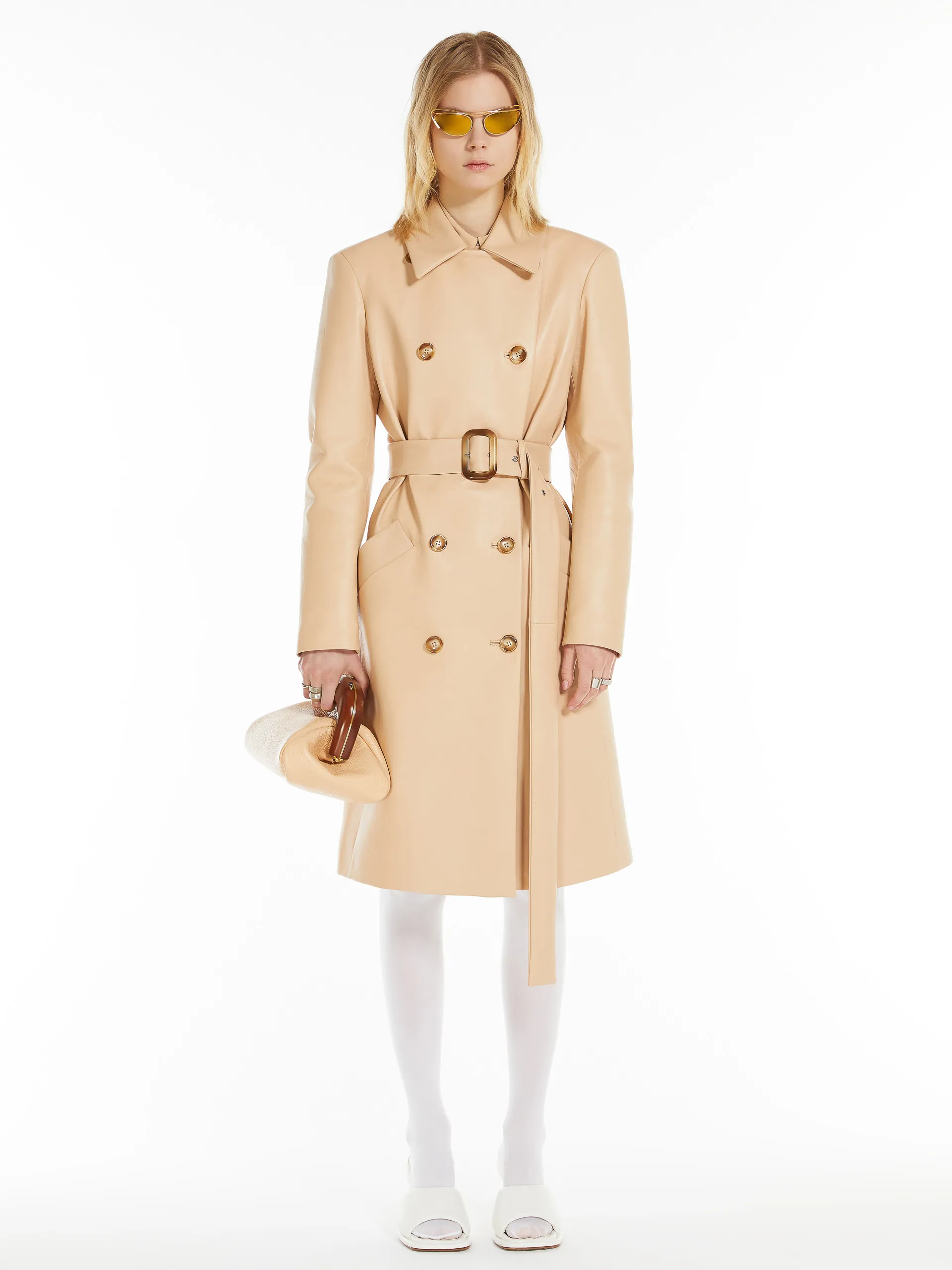 Trench-coat en nappa