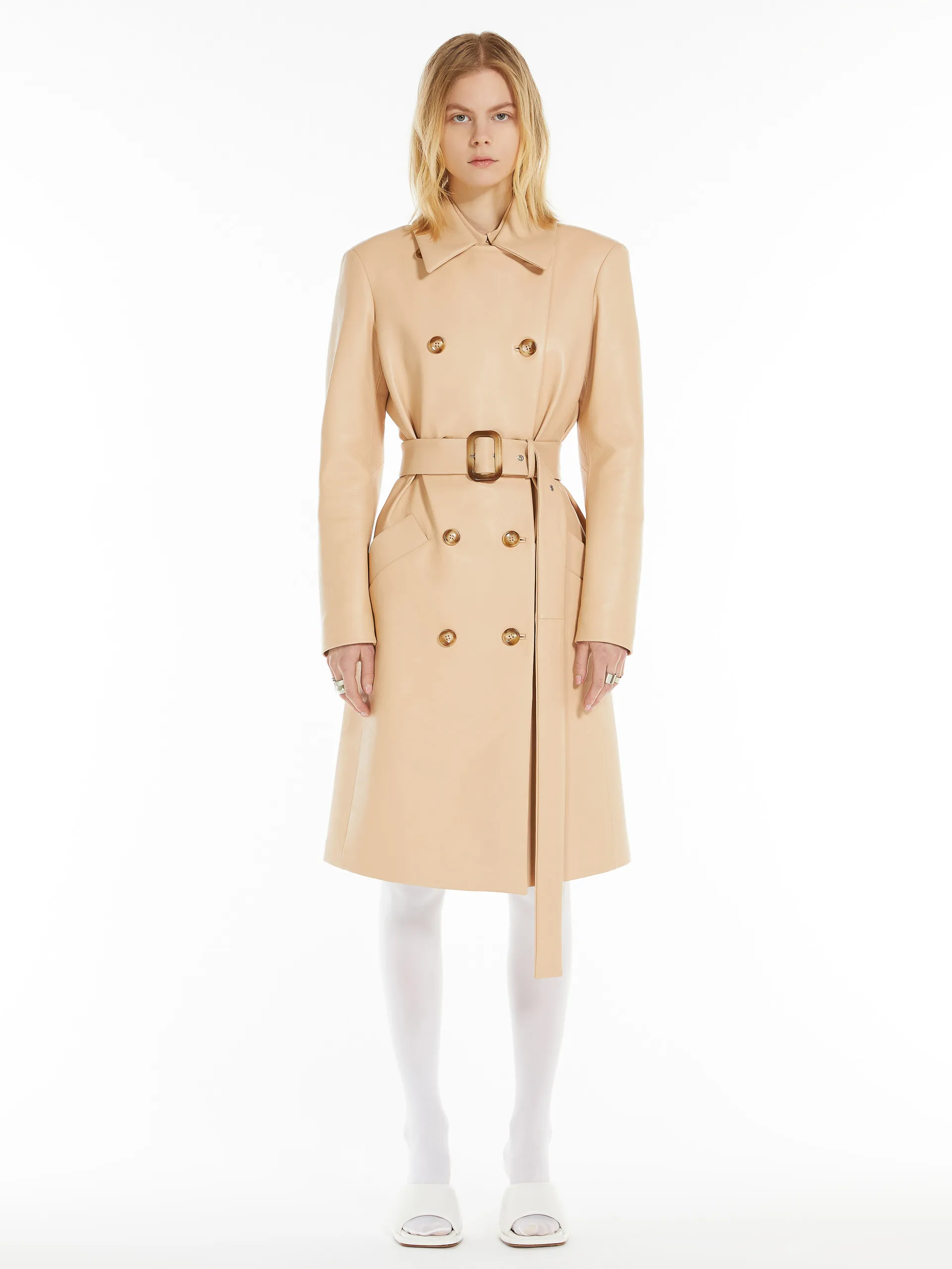 Trench-coat en nappa