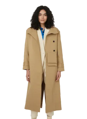 TRENCH-COAT JOYCE EN COTON MéLANGé - MYBESTFRIENDS pour FEMME | Printemps