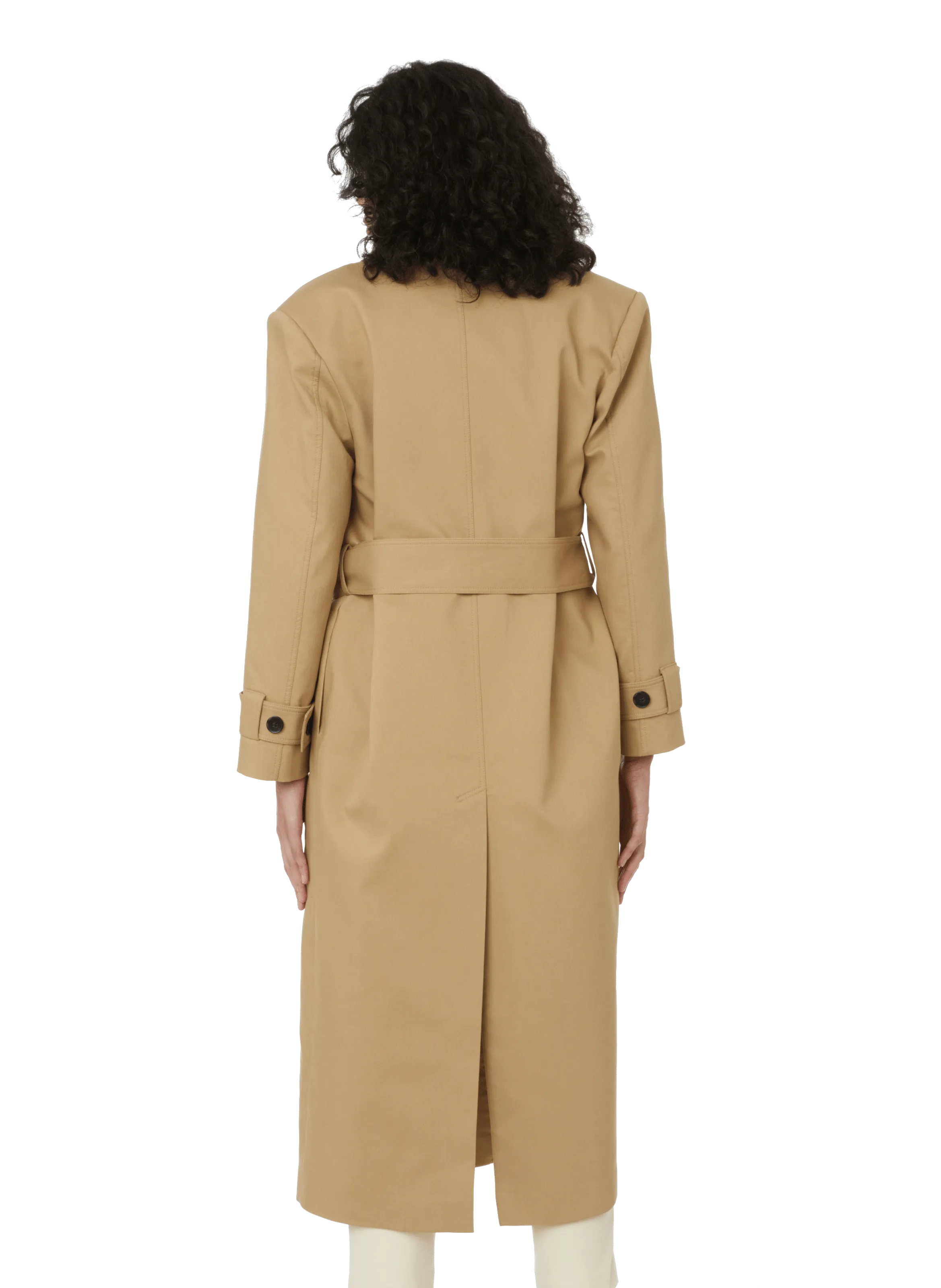 TRENCH-COAT JOYCE EN COTON MéLANGé - MYBESTFRIENDS pour FEMME | Printemps