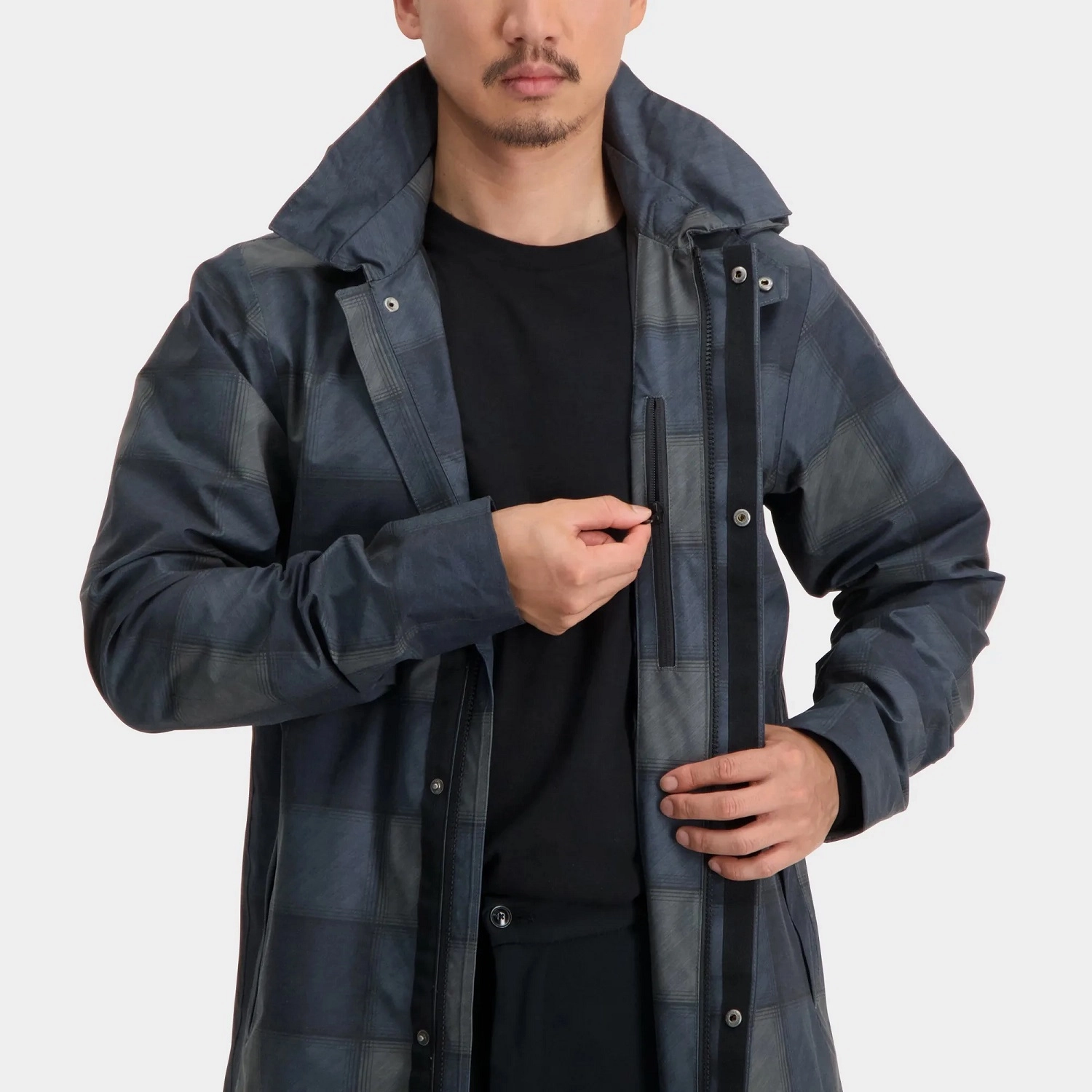 Veste AGU Men Mac Rain Coat Urban Outdoor Navy Blue