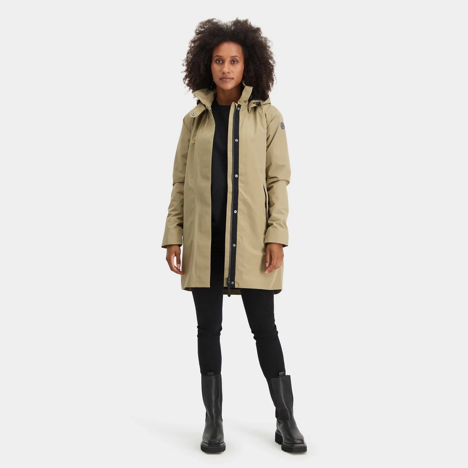 Veste AGU Women Mac Rain Coat Urban Outdoor Lead Gray