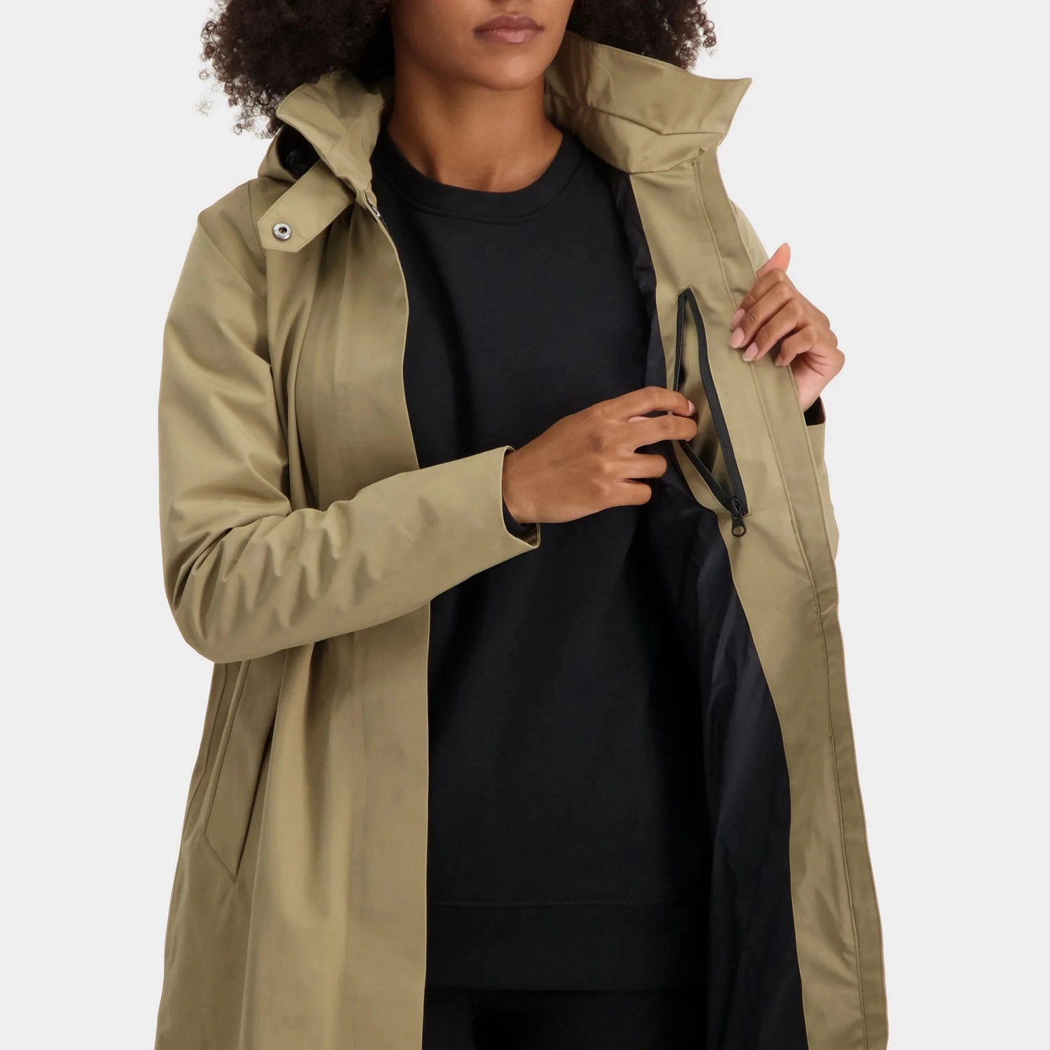 Veste AGU Women Mac Rain Coat Urban Outdoor Lead Gray