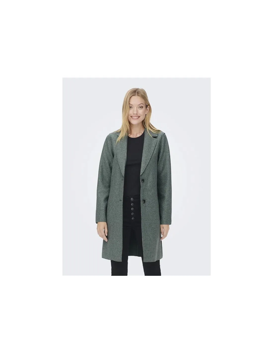 Veste Only carrie Bonded Coat Balsam Green Femme